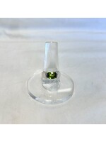 Peridot Faceted Rings