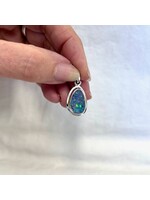 Australian Blue Opal Pendant