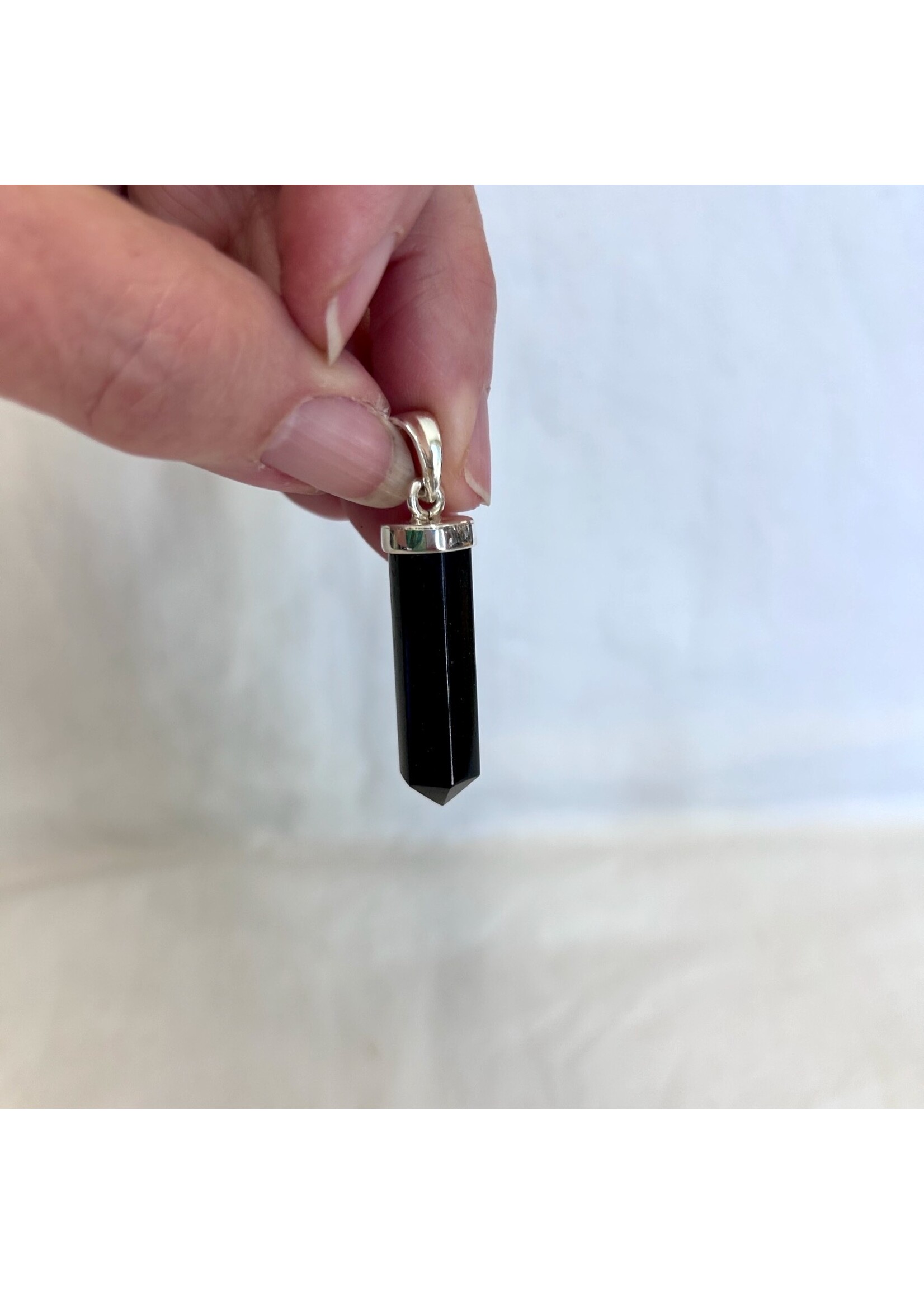 Protective Black Tourmaline Pendants Point