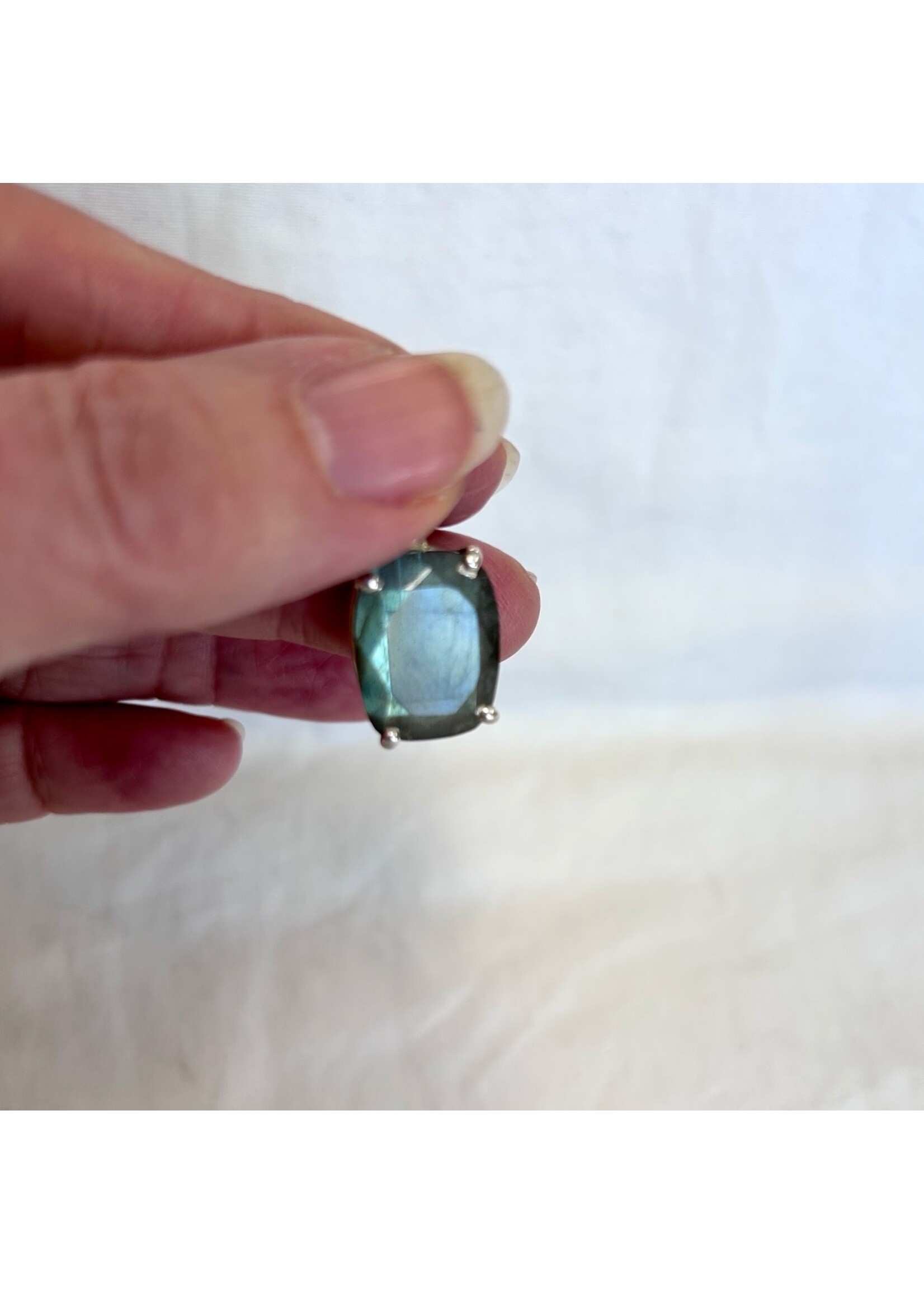 Labradorite Faceted Pendants