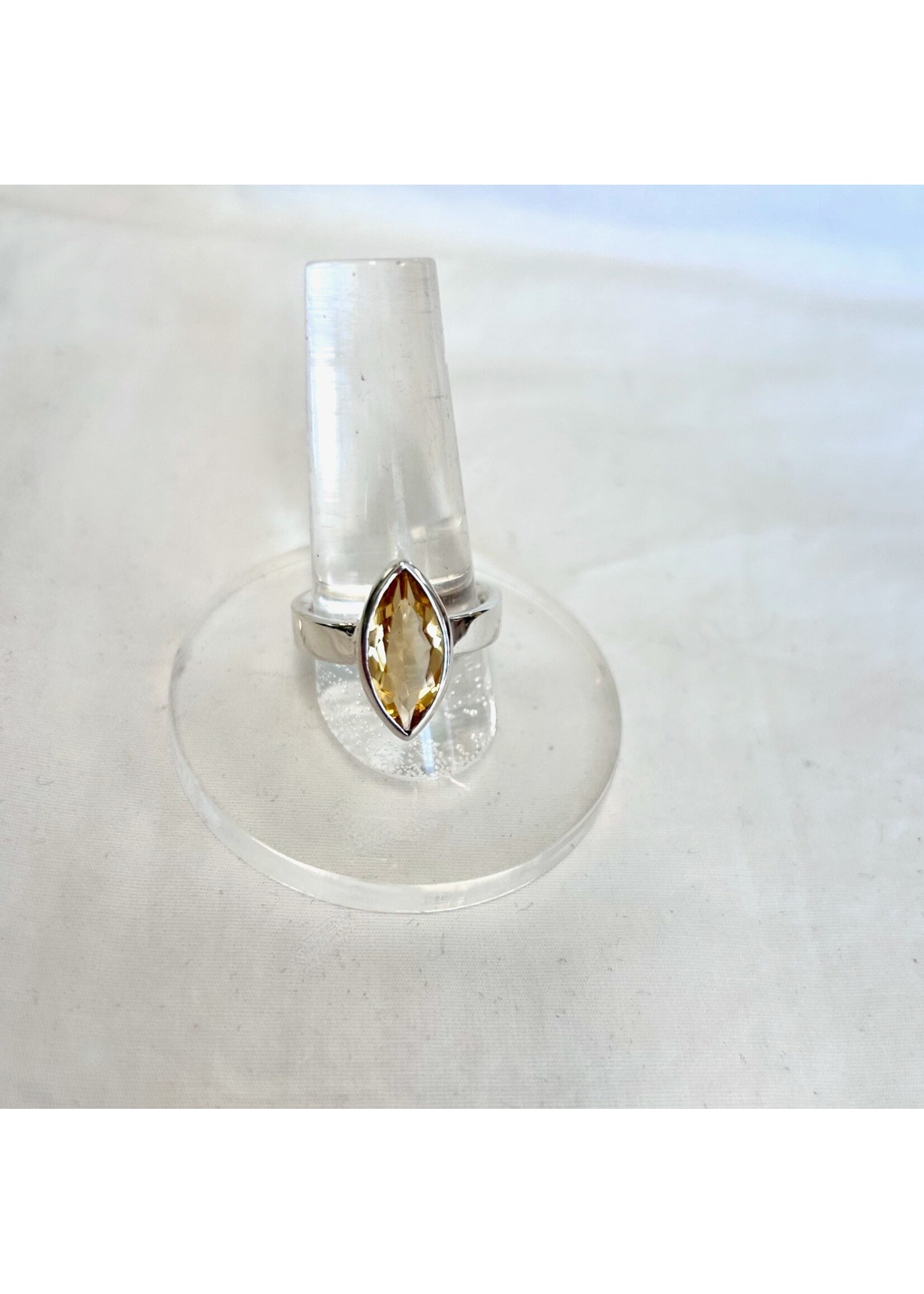 Citrine Faceted Rings