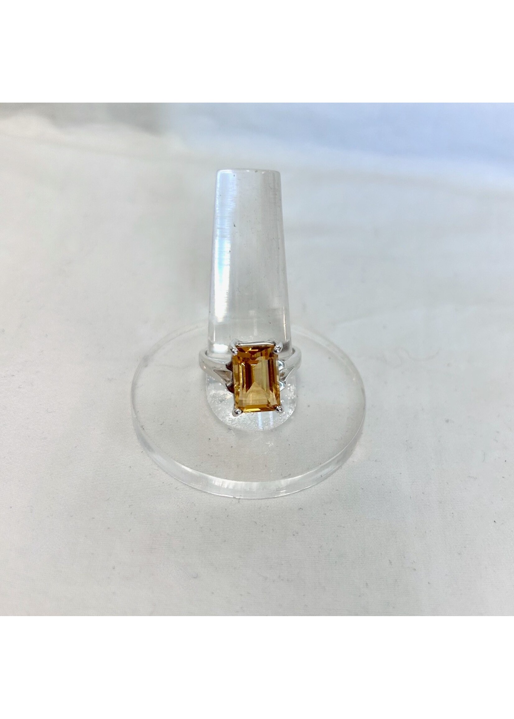 Citrine Faceted Rings
