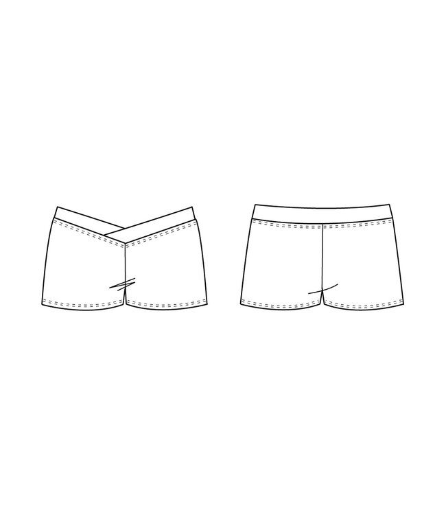Bloch / Mirella V-Waist Shorts (R2714)