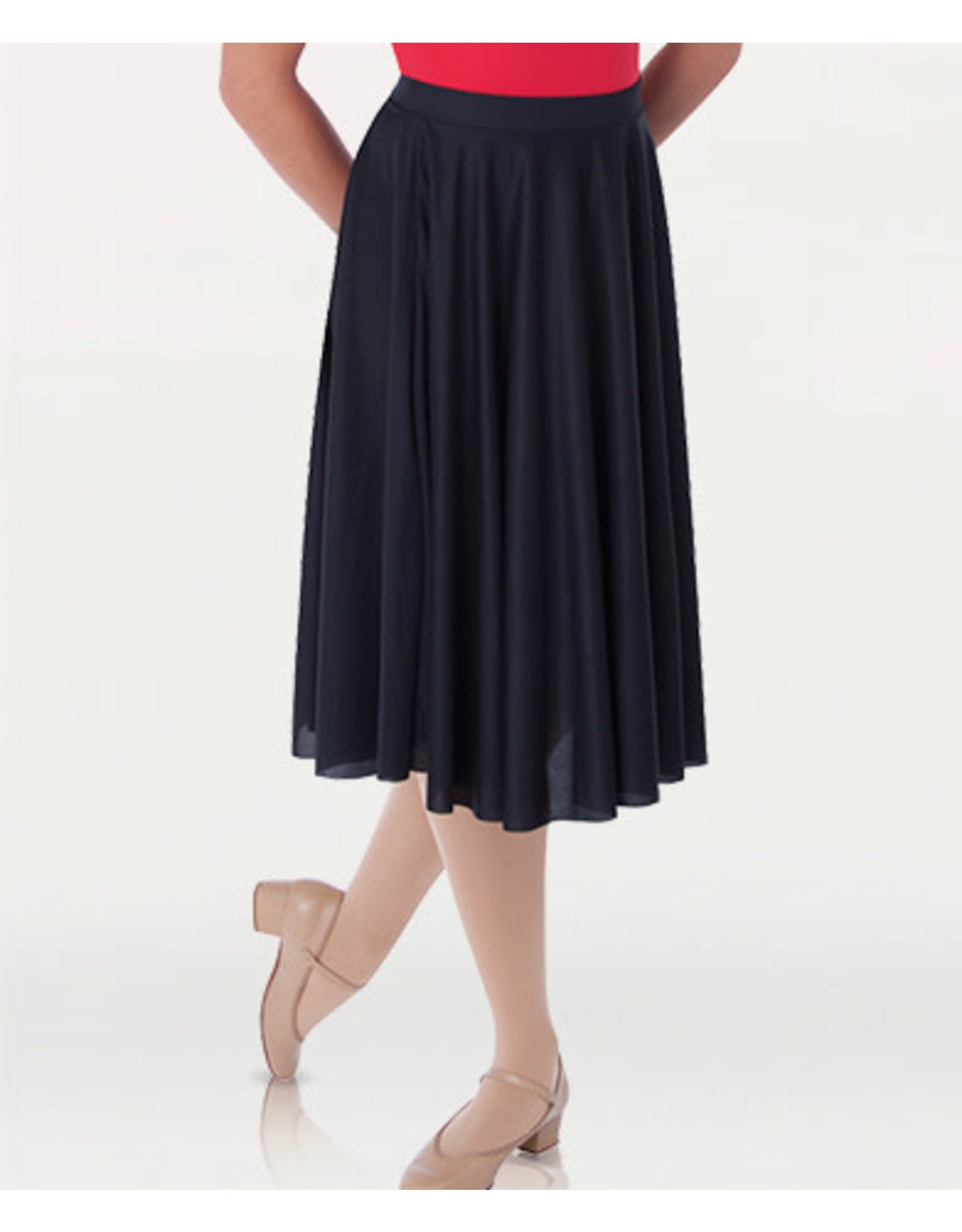 Body Wrappers Dance Below-The-Knee Circle Skirt (0511)
