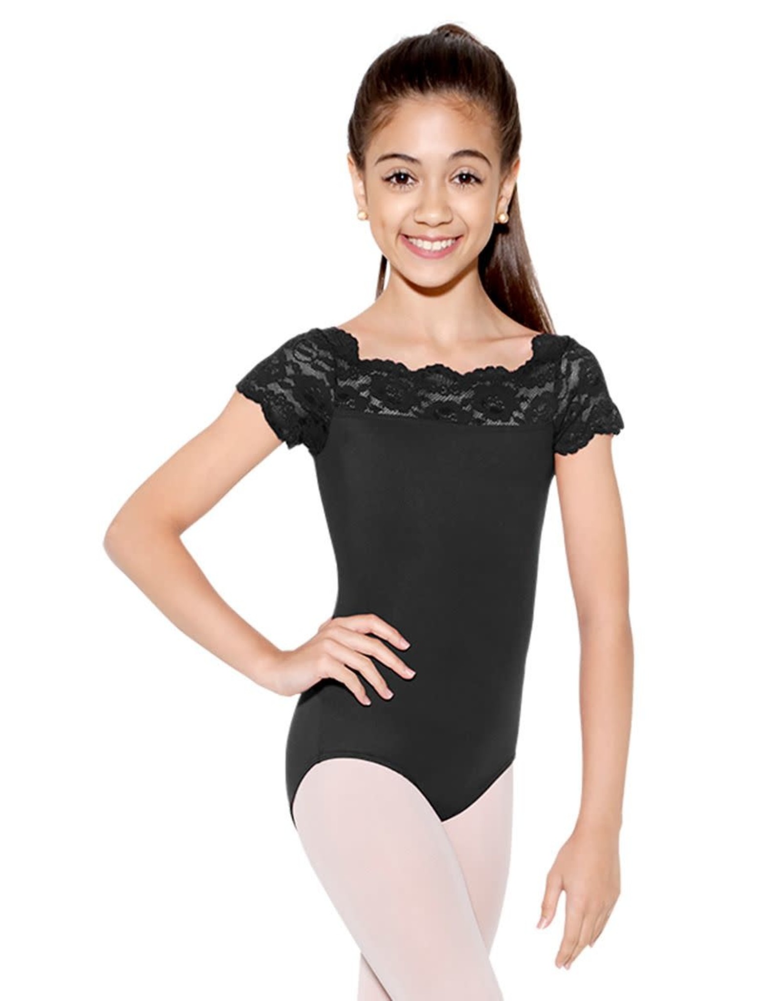 So Danca Tilly Cap Sleeve Leo w/ Lace (SL17)