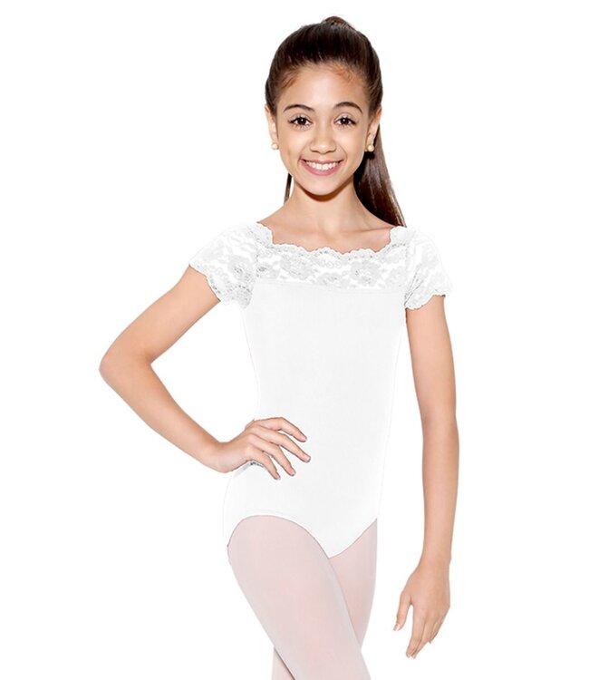 So Danca Tilly Cap Sleeve Leo w/ Lace (SL17)