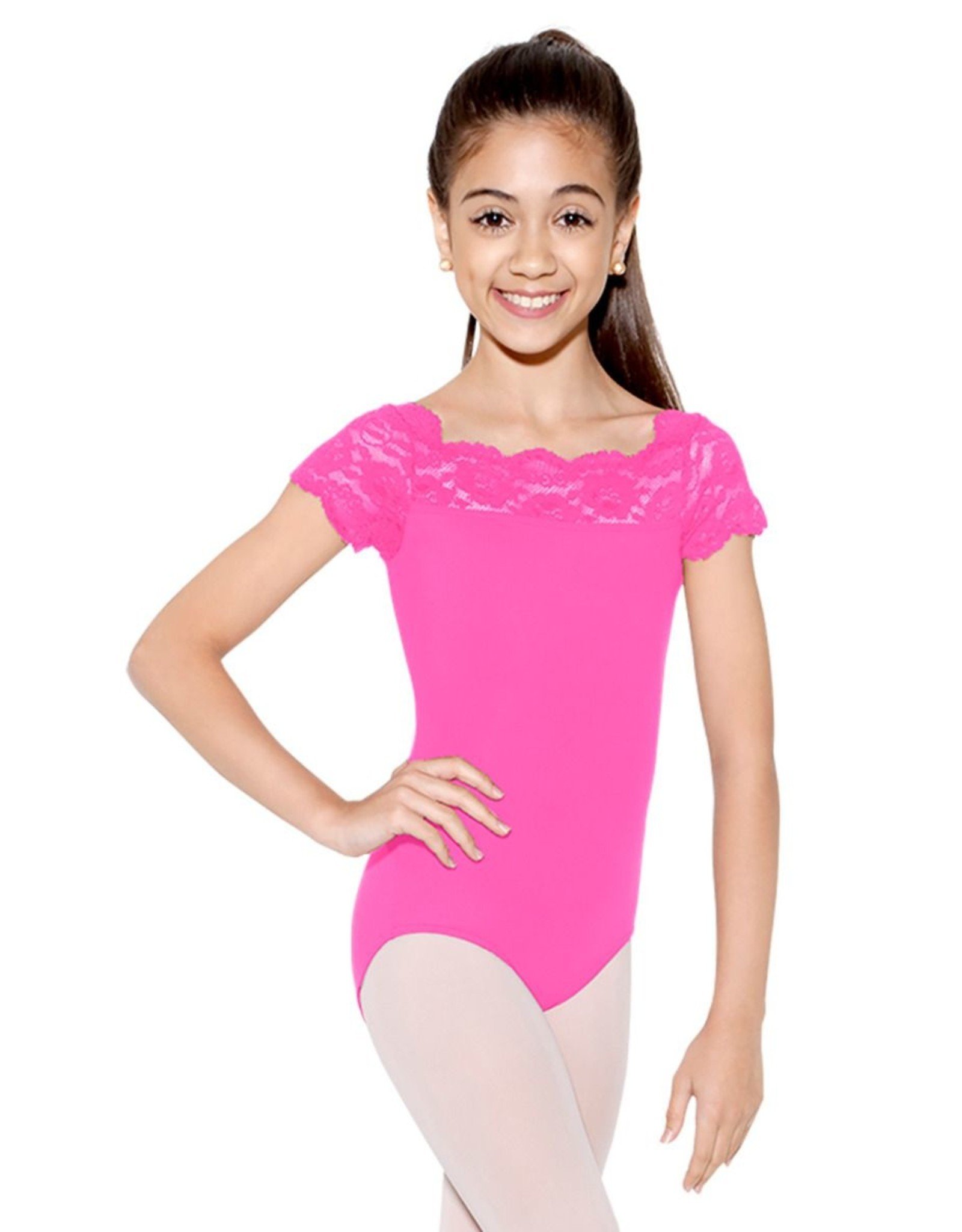 So Danca Tilly Cap Sleeve Leo w/ Lace (SL17)