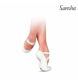 Sansha Sansha Canvas Split Sole Ballet Shoe (PRO1C) Light Pink
