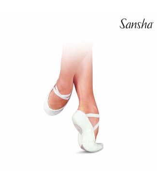 Sansha Sansha Canvas Split Sole Ballet Shoe (PRO1C) Light Pink
