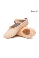 Sansha Sansha Canvas Split Sole Ballet Shoe (PRO1C) Light Pink