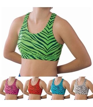 JB Bloomers Bra Top Tiger Print