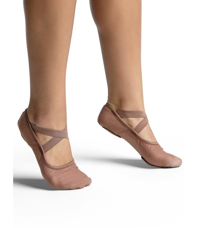 Capezio / Bunheads Child Hanami Canvas Shoe (2037C) Mocha