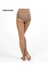 Body Wrappers TotalSTRETCH Mesh Back Seam Convertible Tights (A45)