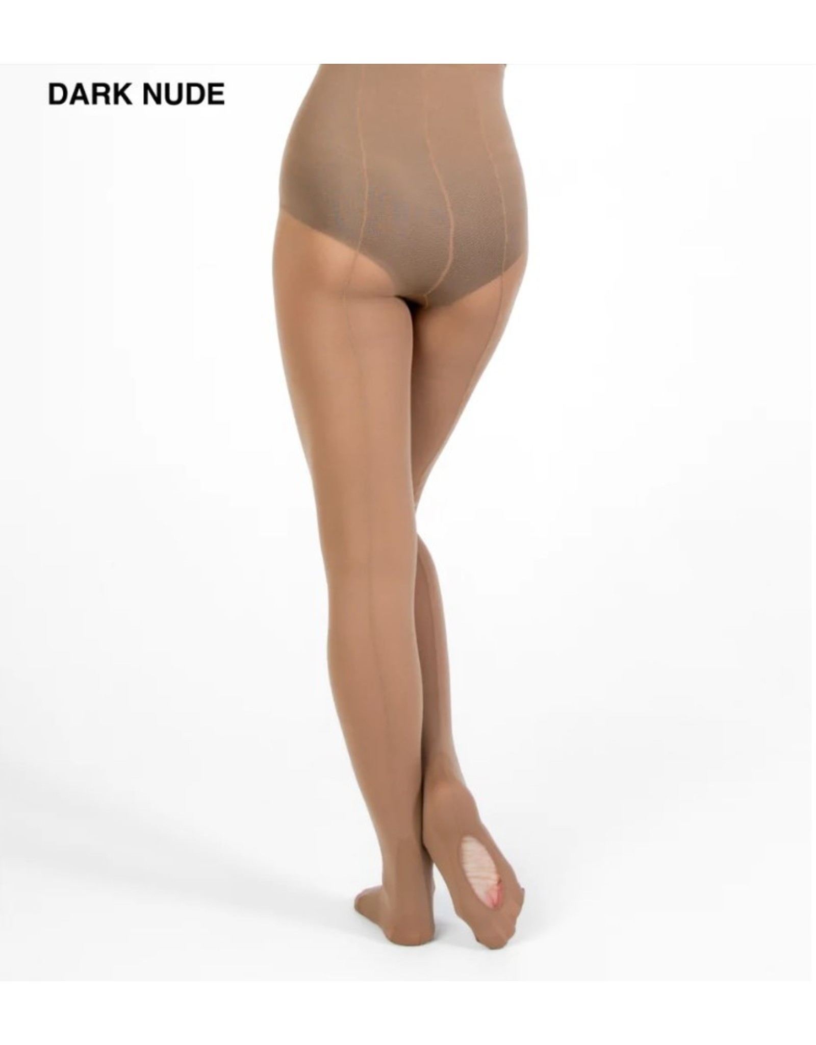 Body Wrappers Body Wrappers TotalSTRETCH Mesh Back Seam Convertible Tights (A45)