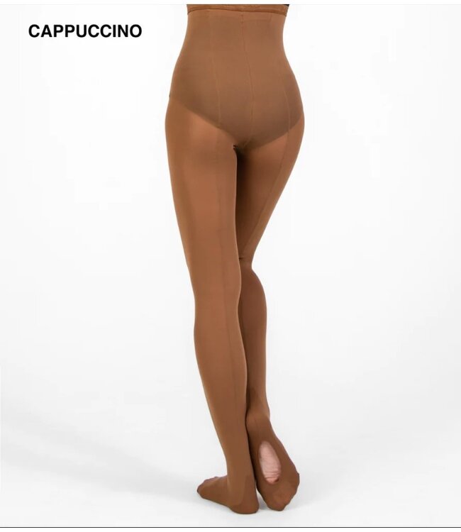 Body Wrappers Child TotalSTRETCH Back Seam Mesh Convertible Tights (C45)
