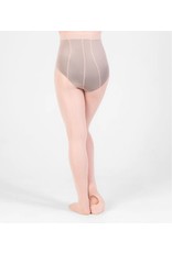 Body Wrappers Child TotalSTRETCH Back Seam Mesh Convertible Tights (C45)