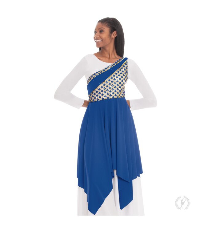 Eurotard Adult Blessed Grace One Shoulder Praise Tunic (79567)