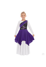 Eurotard Child Opulent Orchid One Shoulder Praise Tunic (83567C)