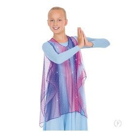 Eurotard Child Soft Skies Sequined Sheer Praise Tunic (13848C)