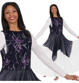 Eurotard Adult Opulent Orchid Overlay (13858) DISCONTINUED