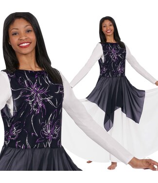 Eurotard Adult Opulent Orchid Overlay (13858) DISCONTINUED