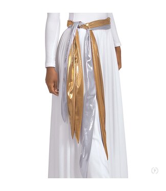 Eurotard Adult Unisex Solid Metallic Praise Dance Sash (14741)