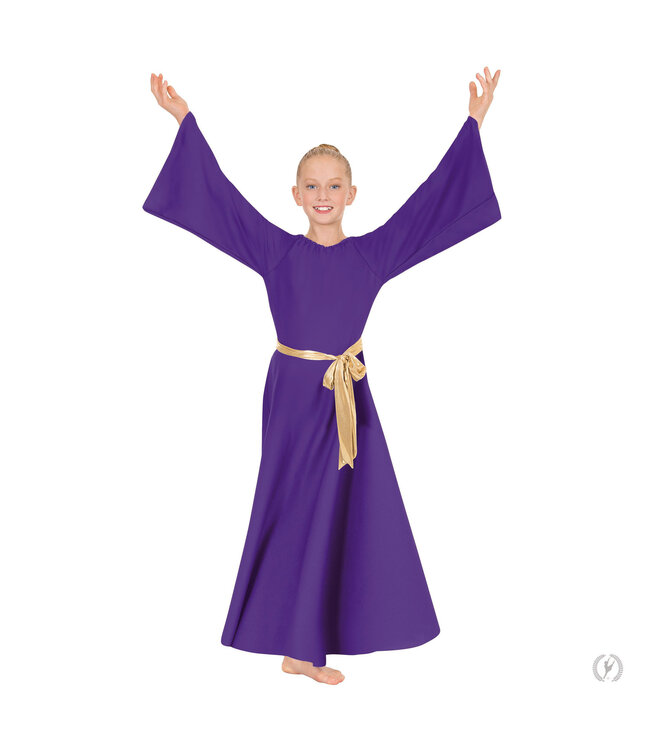 Eurotard Child Unisex Solid Metallic Praise Dance Sash (14741C)