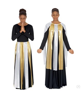 Eurotard Adult Metallic Streamer Skirt Overlay (14808)