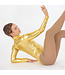 Eurotard Metallic Mock Neck Long Sleeve Leotard (19131)
