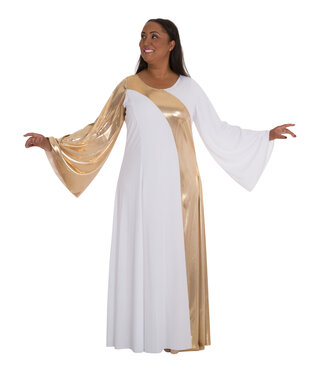 Body Wrappers Adult Plus Asymmetrical Bell Dress (592XX) (Discontinued)