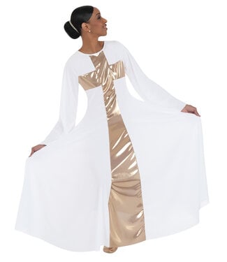 Body Wrappers Adult Praise Cross Long Dress (620)