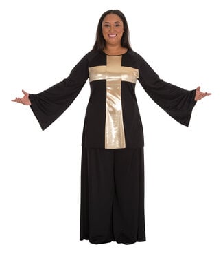 Body Wrappers Adult Praise Cross Pullover (621) (Discontinued)