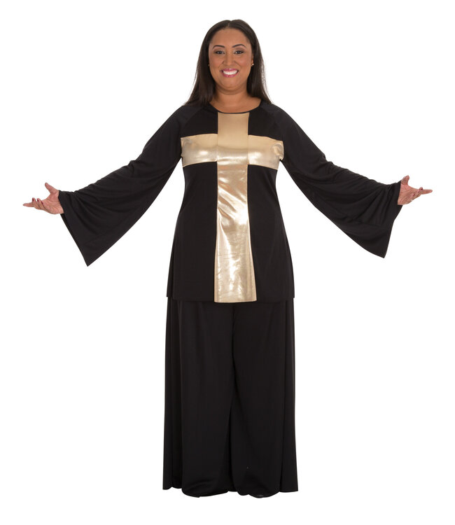 Body Wrappers Adult Praise Cross Pullover (621) (Discontinued)