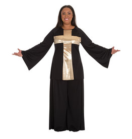 Body Wrappers Adult Plus Praise Cross Pullover (621XX)