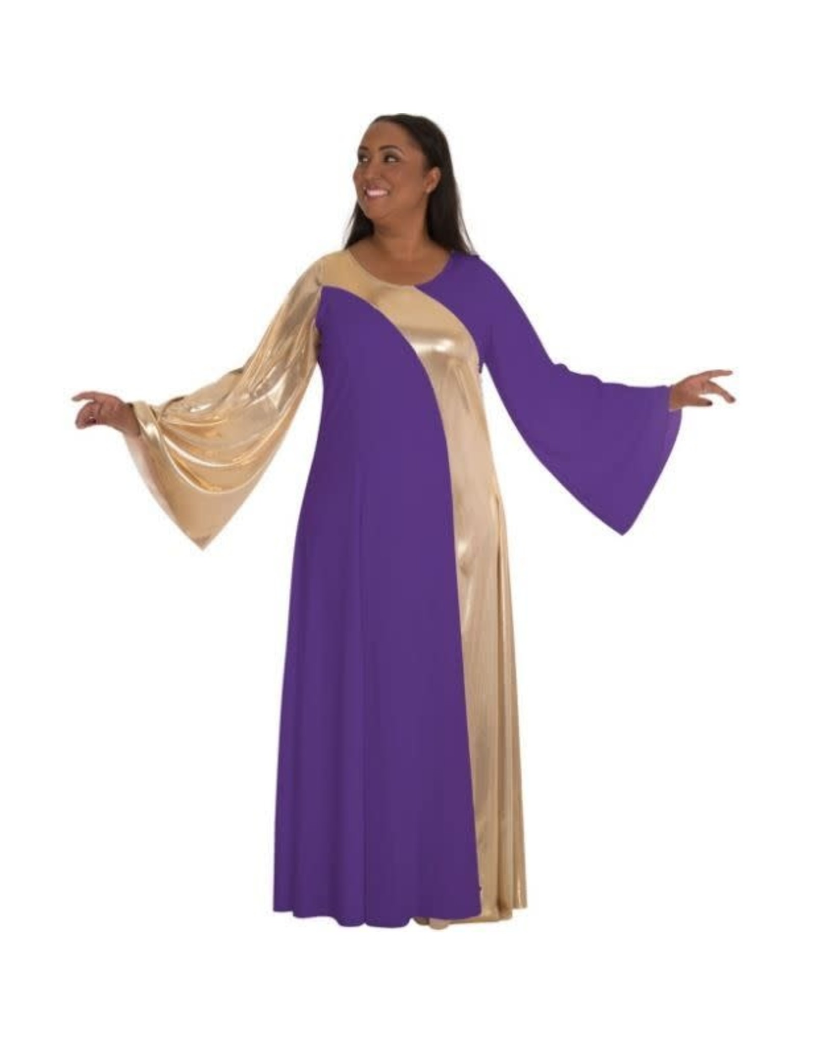 Body Wrappers Child Asymmetrical Bell Dress (0592) (Dsicontinued)