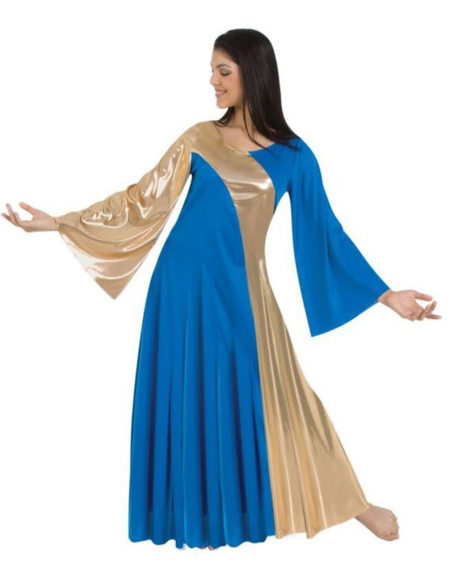 Body Wrappers Child Asymmetrical Bell Dress (0592) (Dsicontinued)