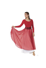 Eurotard Adult Plus Sheer Devotion Chiffon Skirt (39746P)