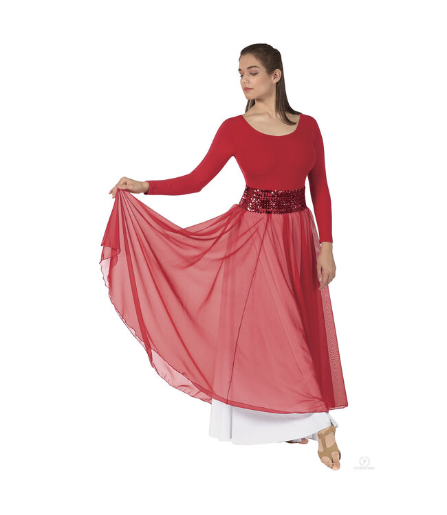 Eurotard Adult Plus Sheer Devotion Chiffon Skirt (39746P)