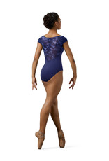 Bloch / Mirella Boat Neck Watercolor Cap Sleeve Leotard (M5098LM)