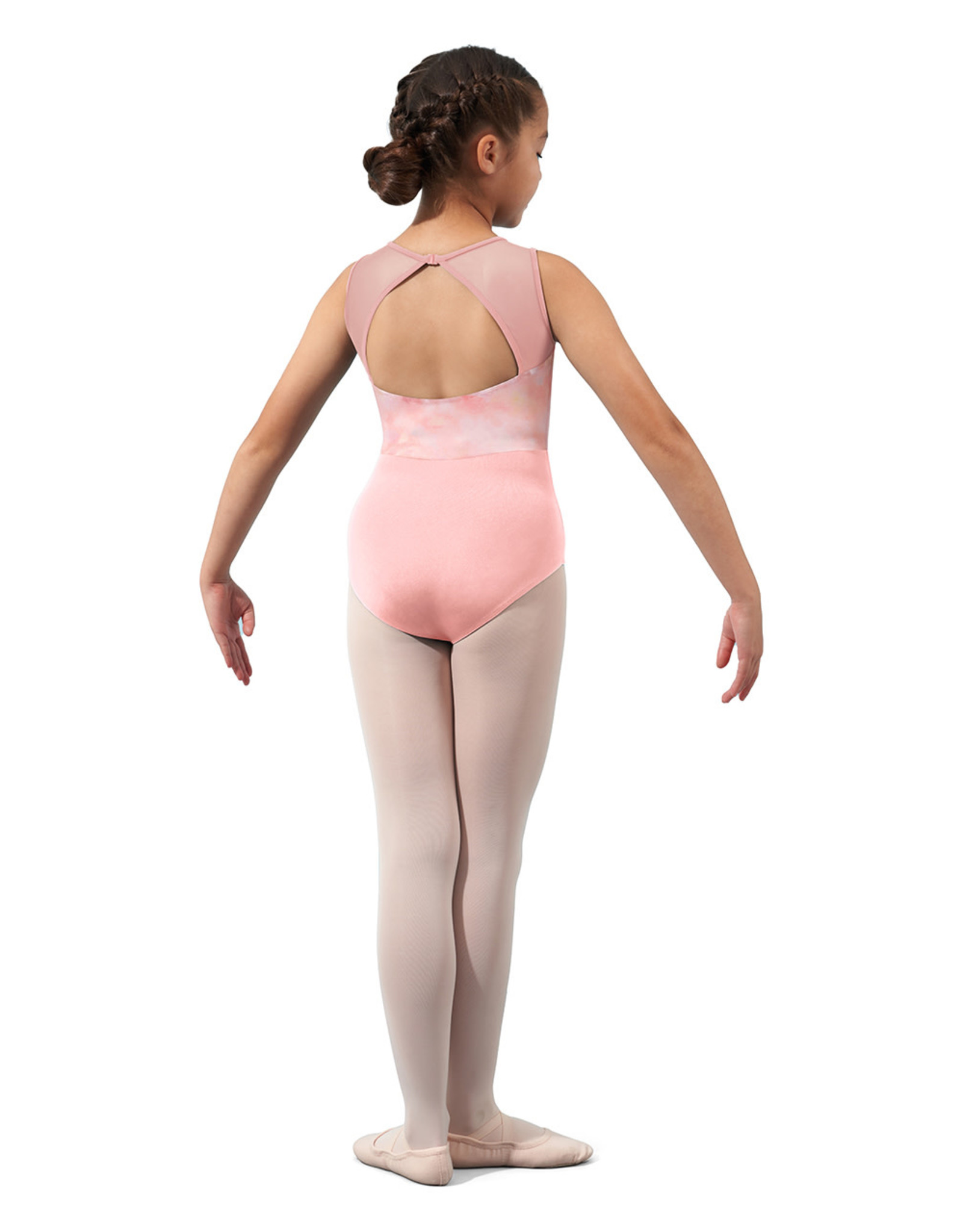 Bloch / Mirella High Neck Watercolor Tank Leotard (M483C)