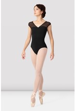 Bloch / Mirella V-Neck Open Back Cap Sleeve Leotard (L9552B)