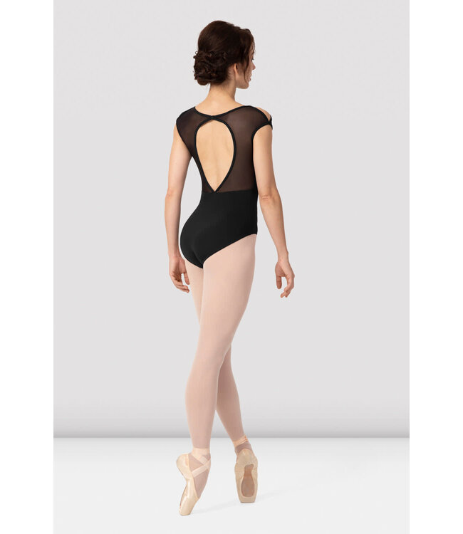 Bloch / Mirella V-Neck Open Back Cap Sleeve Leotard (L9552B) (Discontinued)