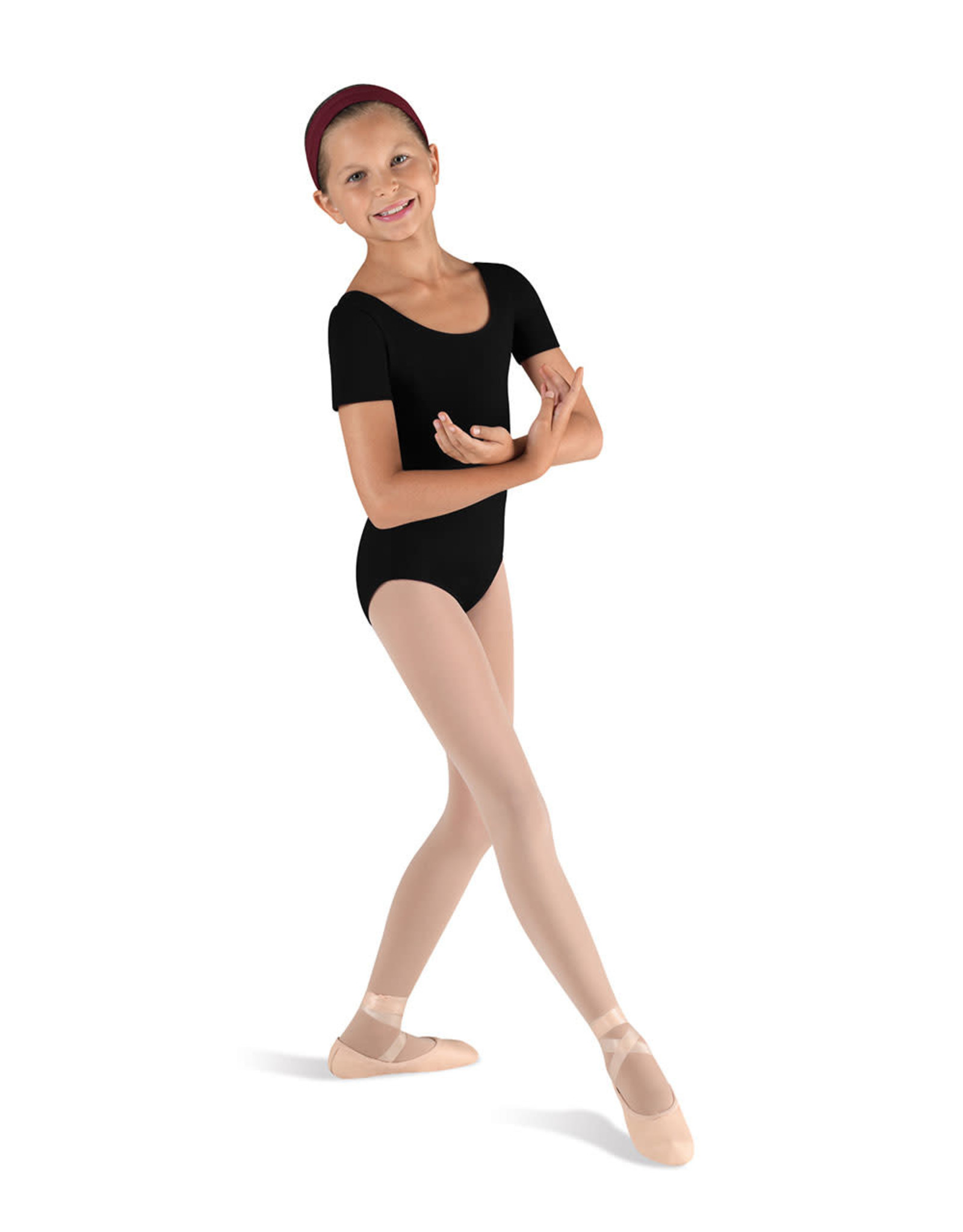 Bloch / Mirella Short Sleeve Round Neck Leotard (CL5402)