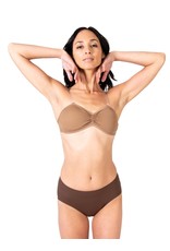 Body Wrappers Underwraps Cinched Padded Bandeau Bra (292)