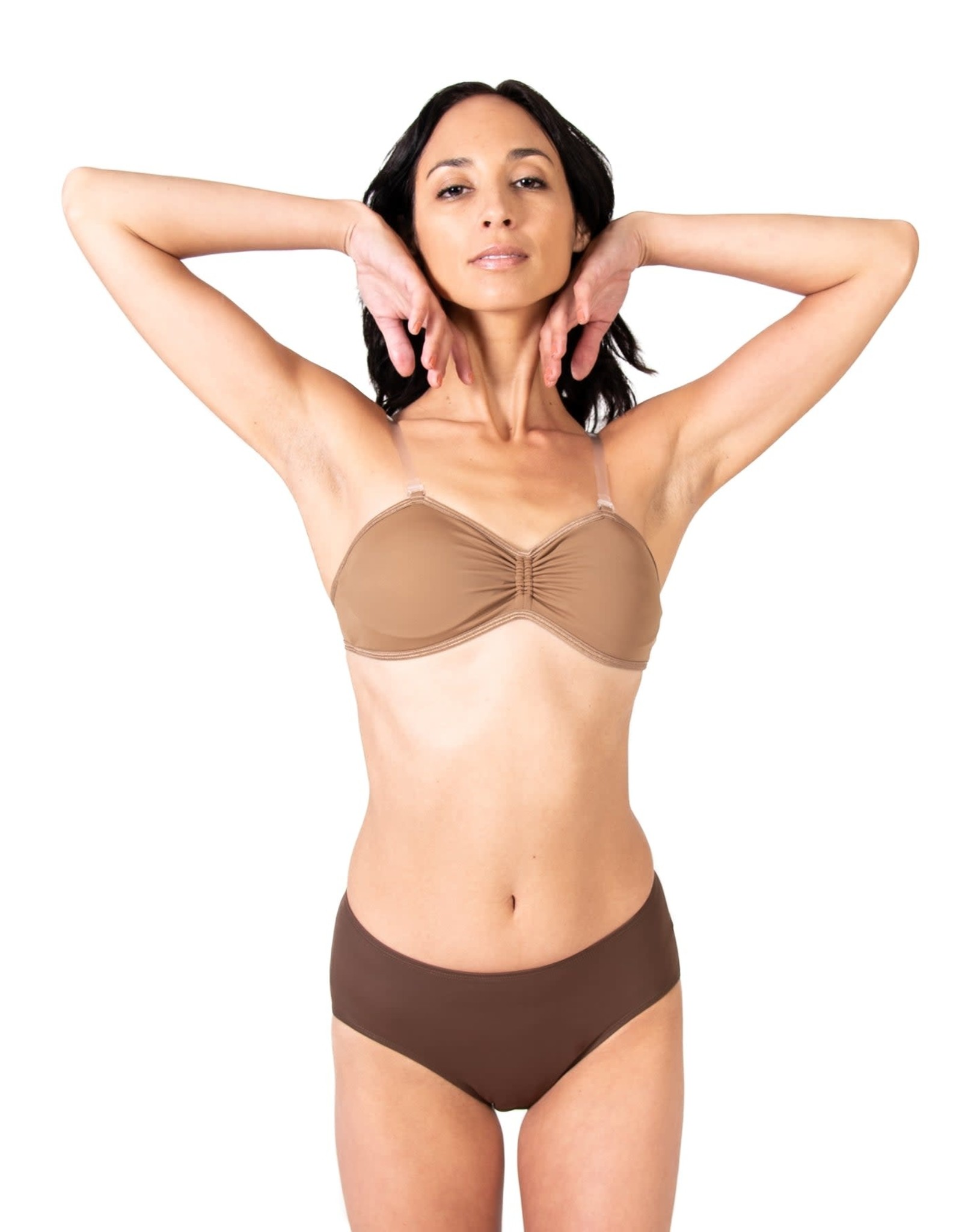 Body Wrappers Underwraps Cinched Padded Bandeau Bra (292)
