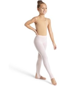  TotalSTRETCH Seamless Stirrup Tights THEATRICAL PINK / Youth -  M-L: Clothing, Shoes & Jewelry