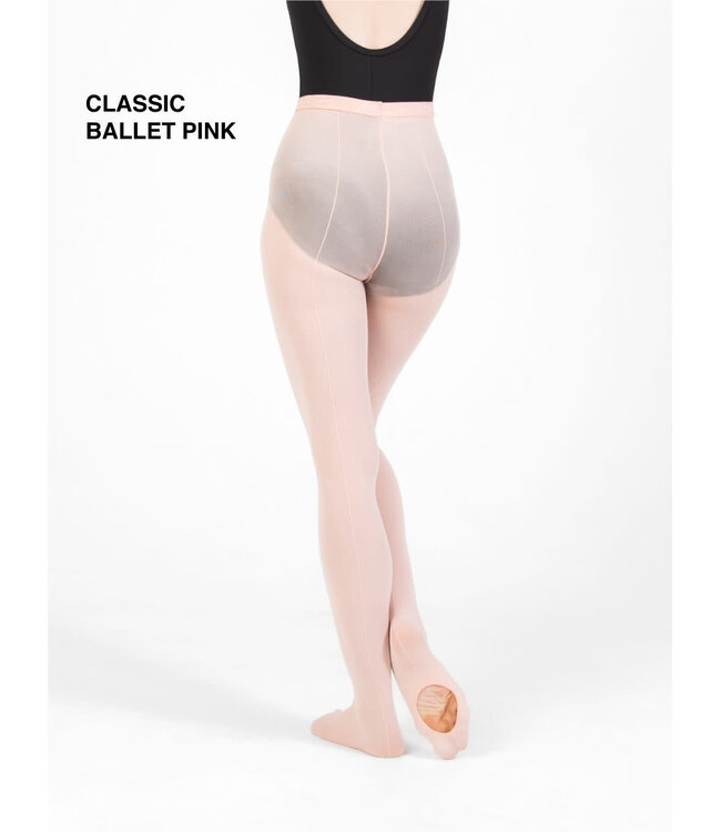 Body Wrappers TotalSTRETCH Back Seam Convertible Tights (A39)