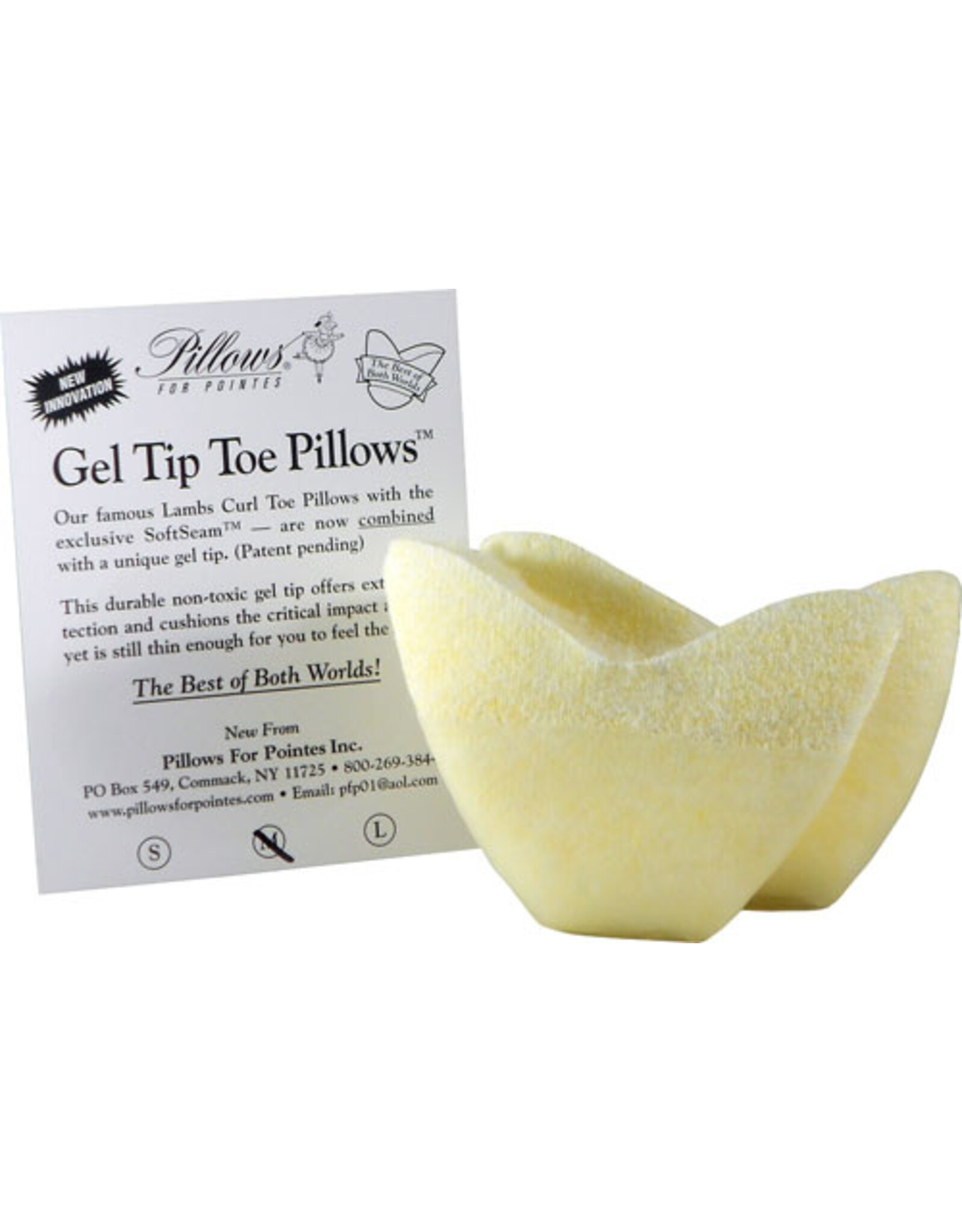 Pillows for Pointes Gel Tip Toe Pillows (GTTP)