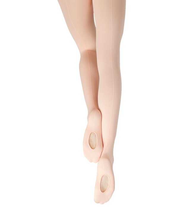 Capezio / Bunheads Child Professional Mesh Seamed Transition Tights (9C)
