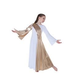 Body Wrappers Child Asymmetrical Bell Dress (0592) (Dsicontinued)